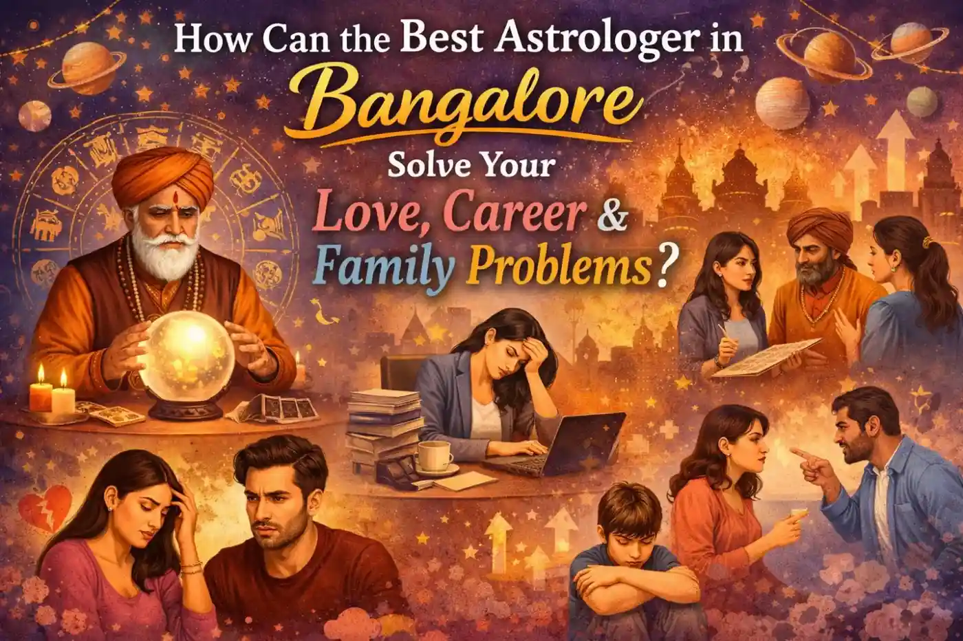 Astrology Solutions in Bangalore Solve Your Love, Career & Family Problems