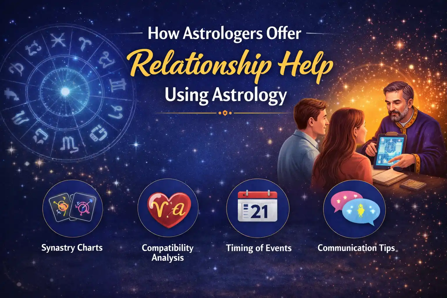 How Astrologers Offer Relationship Help Using Astrology